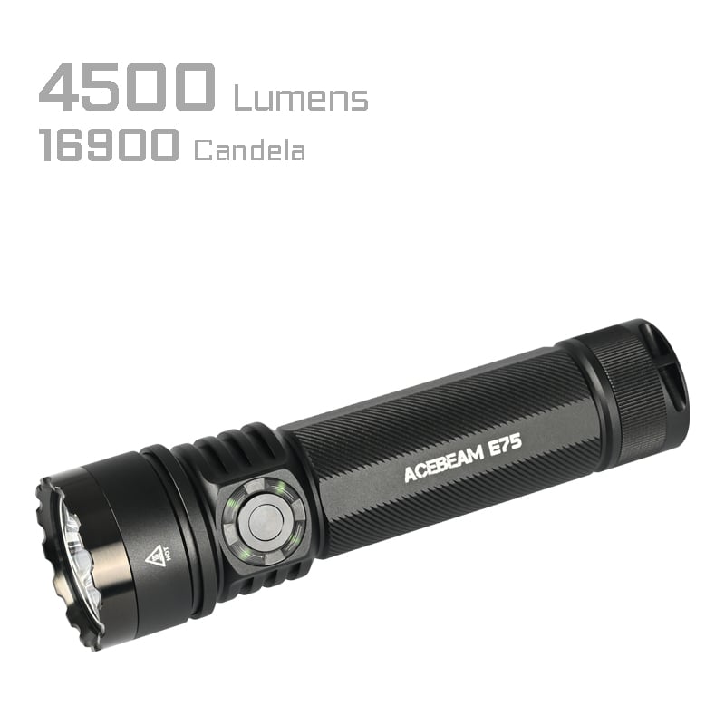 Acebeam E75 Quad Nichia 519A (5000K, 90+ CRI) Boost 21700 EDC